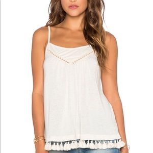 Ella Moss tassel fringe women's blouse medium